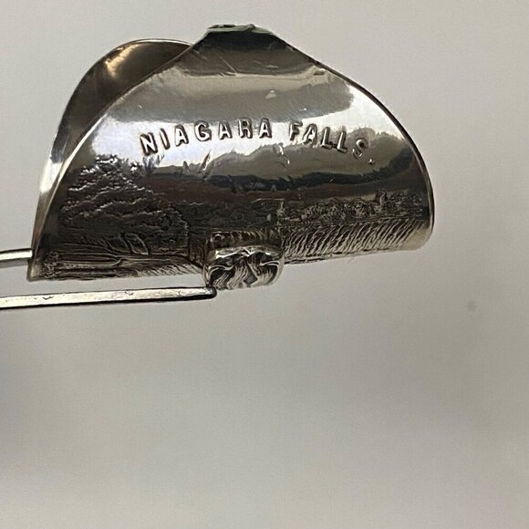 Niagara Falls Custom Made Statement Silver Ring Unisex - Picture 6 of 8